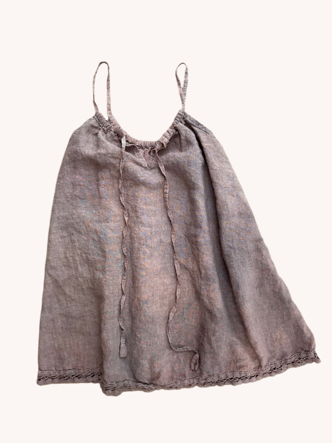 By the Sea Organics cocoa linen dress