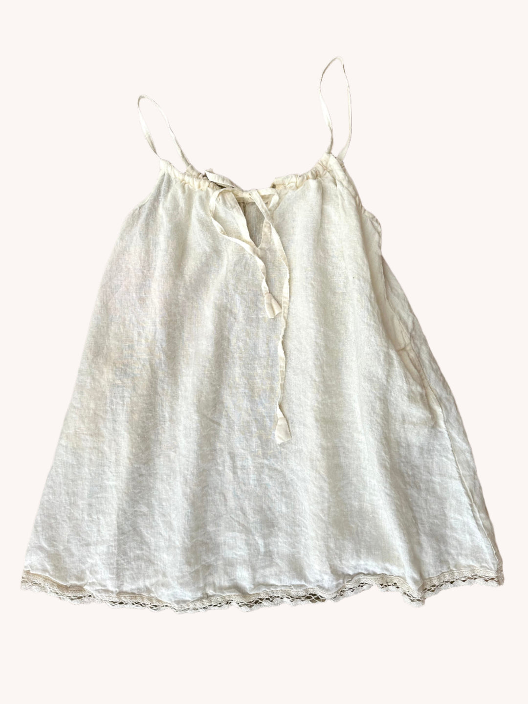 By the Sea Organics white linen dress