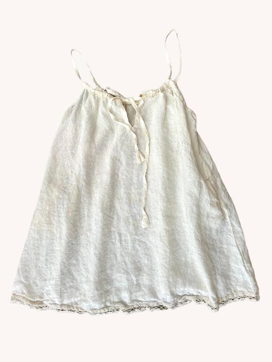 By the Sea Organics white linen dress