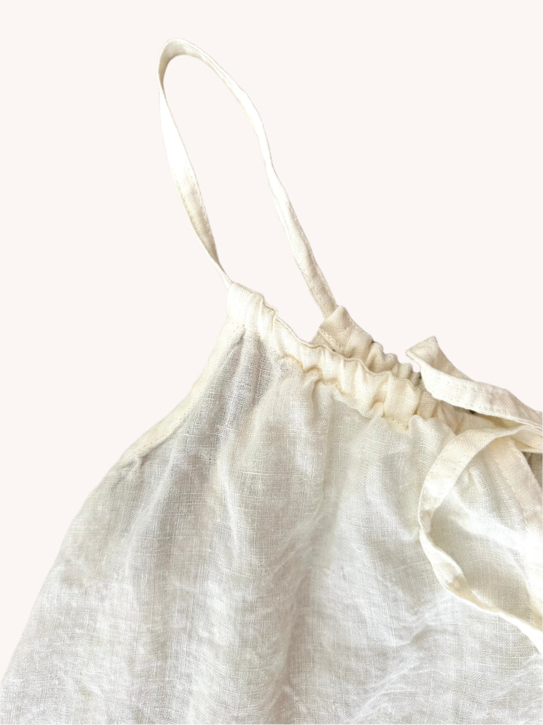 By the Sea Organics white linen dress
