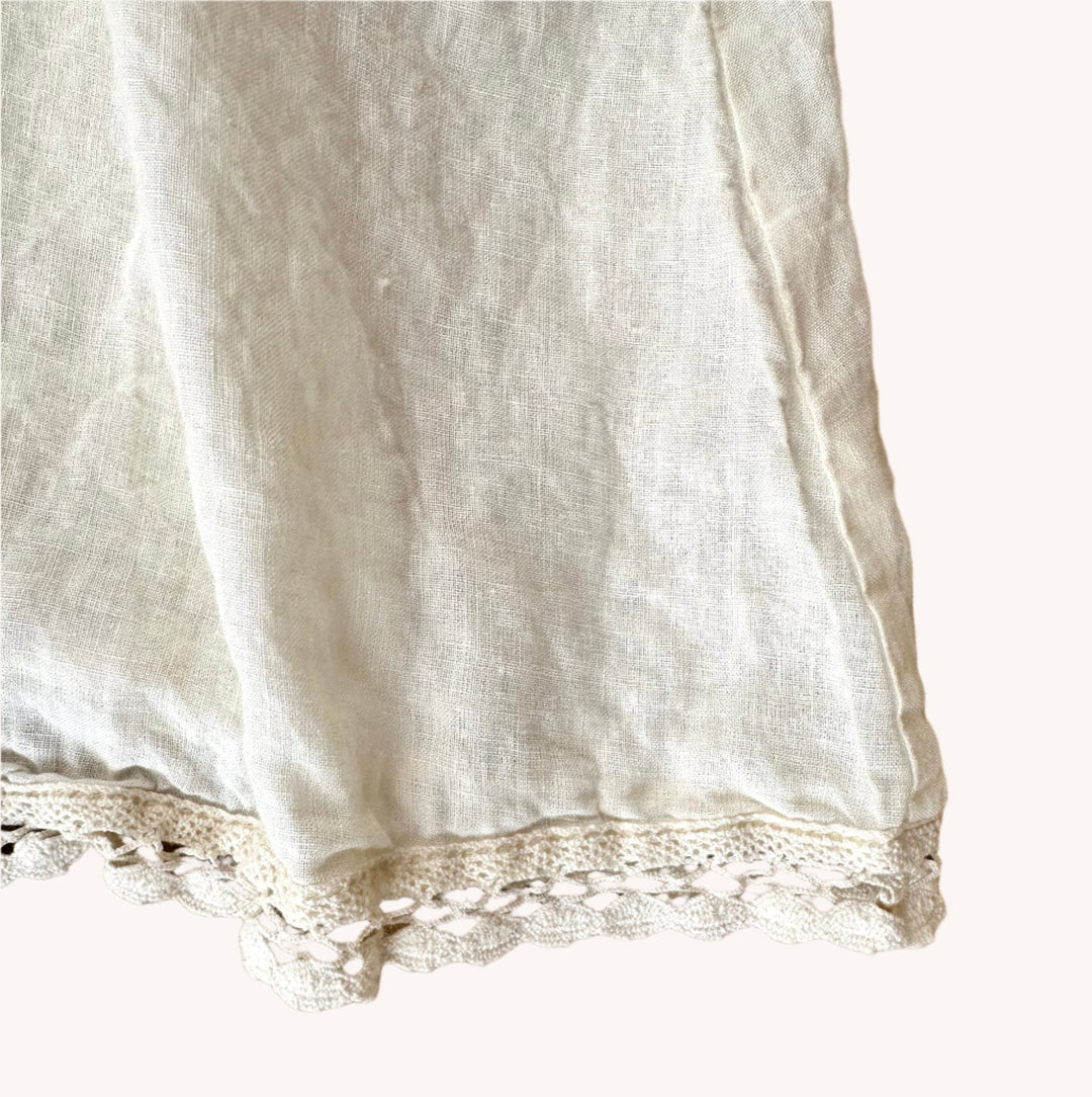 By the Sea Organics white linen dress