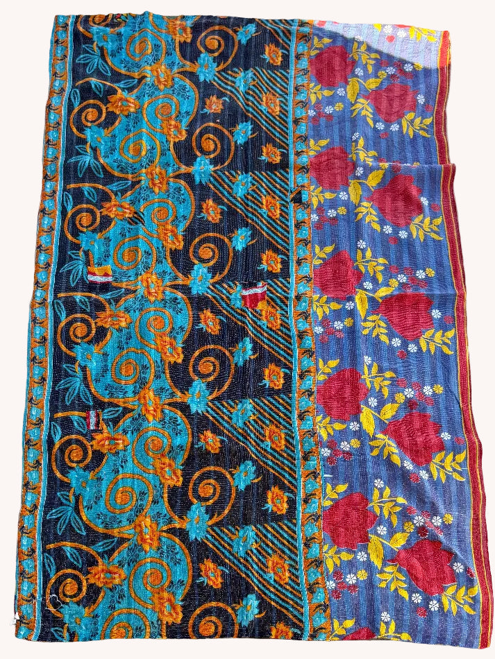 PRIME KANTHA QUILT - BLUE PARADISE