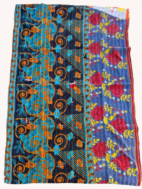 PRIME KANTHA QUILT - BLUE PARADISE
