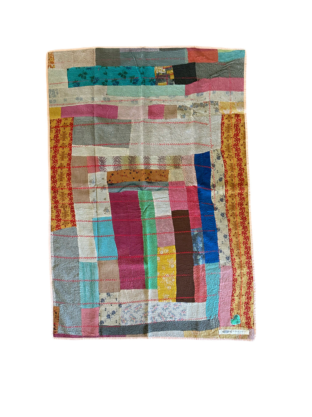 Patchwork - Portable Kantha Quilt