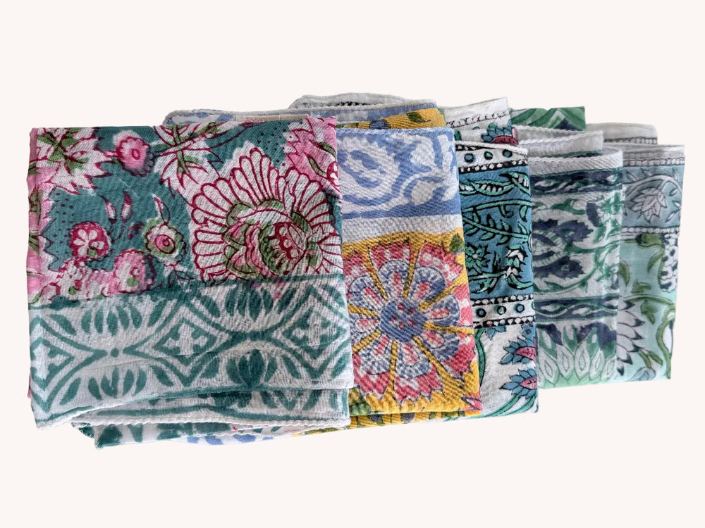 BLOCK PRINT BANDANA - JAIPUR MARKET COLLECTION