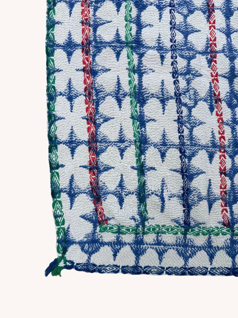 PRIME KANTHA QUILT - OCEAN CLOVER