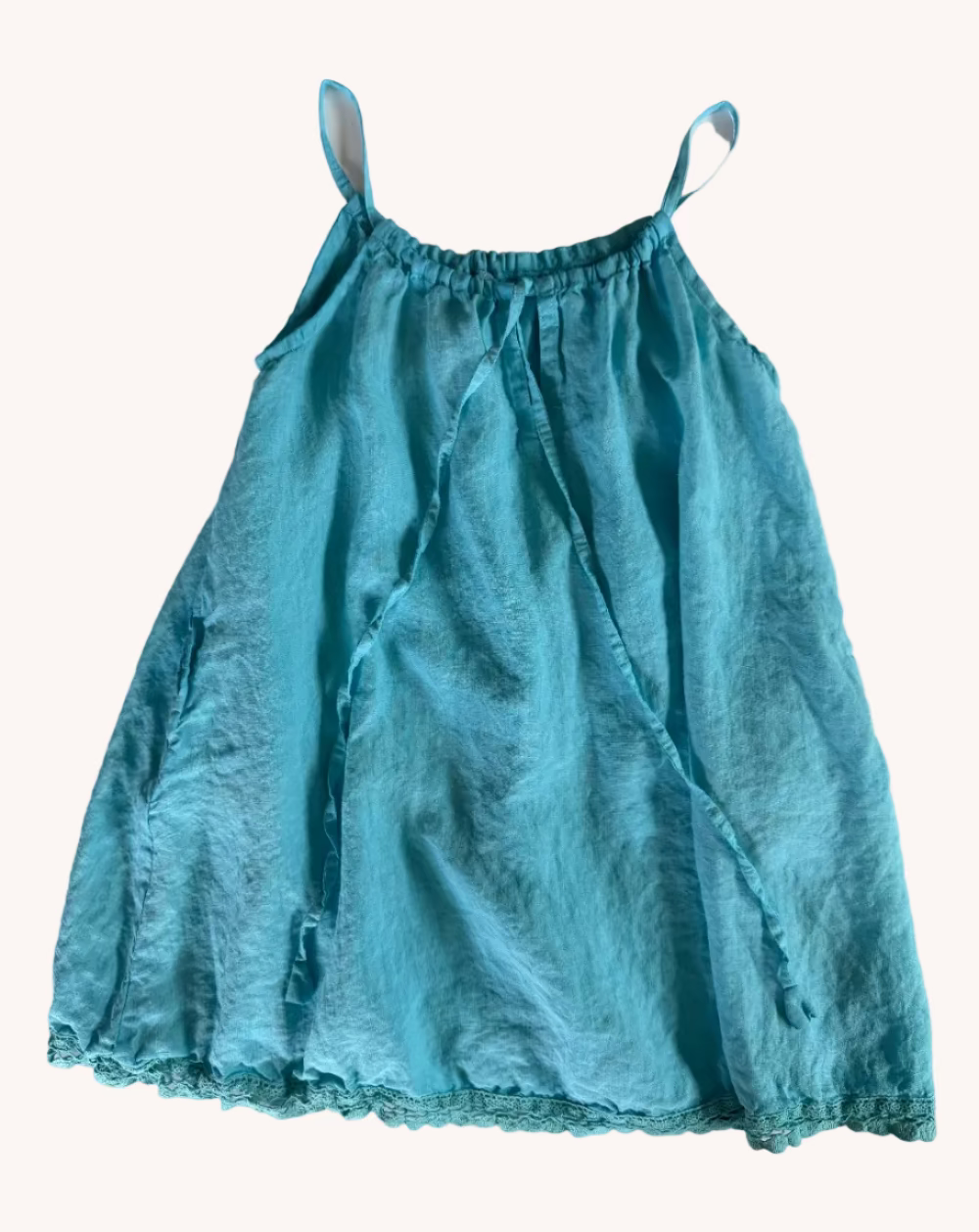 LACY LINEN SUNDRESS