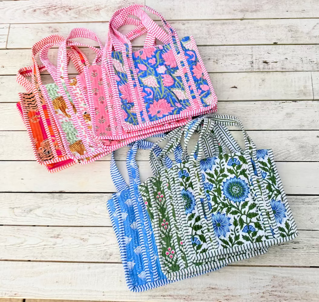 QUILTED MINI TOTE