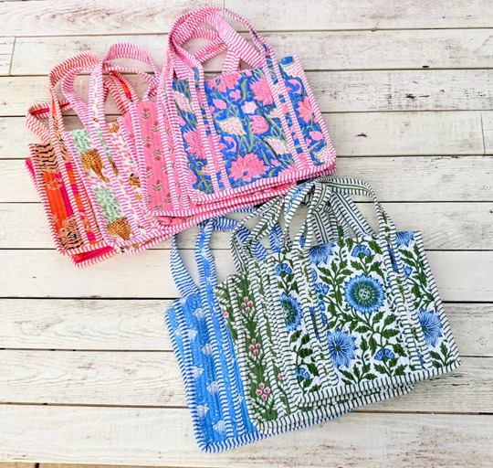 QUILTED MINI TOTE