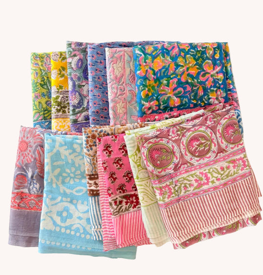 BLOCK PRINT SARONG - JAIPUR MARKET COLLECTION