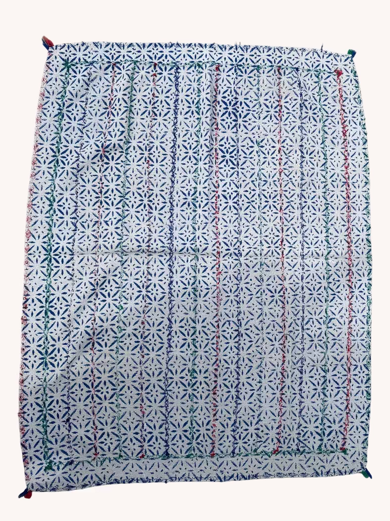 PRIME KANTHA QUILT - OCEAN CLOVER