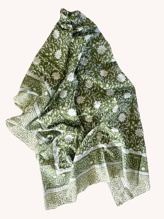 BLOCK PRINT SARONG - JAIPUR MARKET COLLECTION