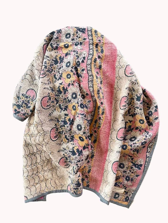 PORTABLE KANTHA QUILT