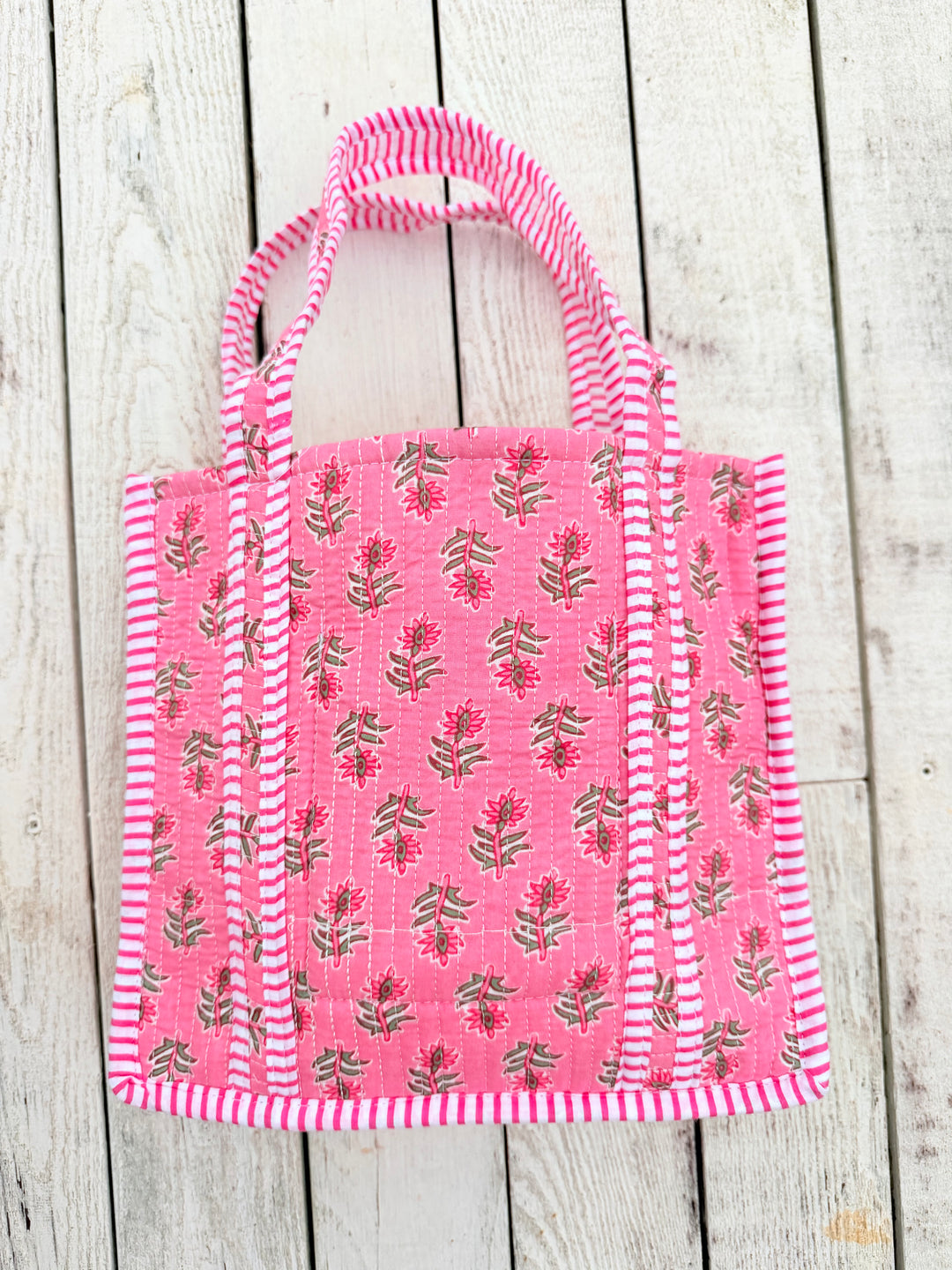 QUILTED MINI TOTE