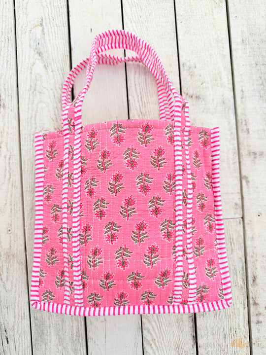 QUILTED MINI TOTE