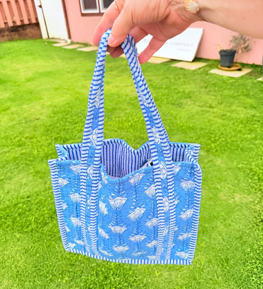 QUILTED MINI TOTE