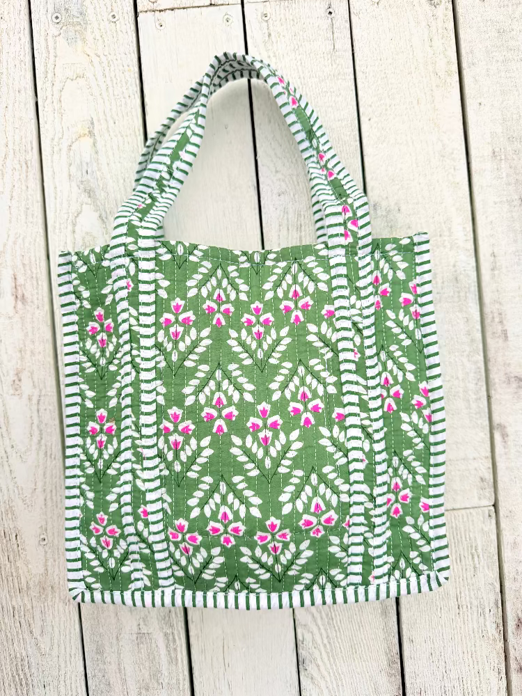 QUILTED MINI TOTE