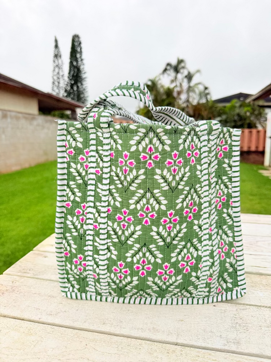 QUILTED MINI TOTE