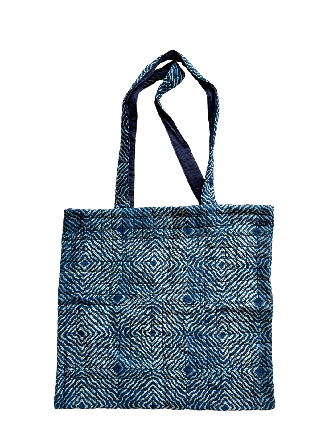 Indigo Dreaming - Quilted Shopping Tote