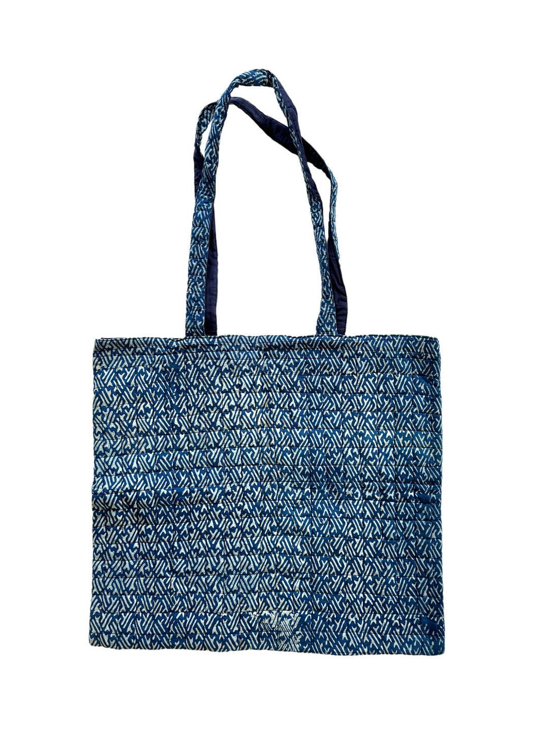 Indigo - Quilted Shopping Tote