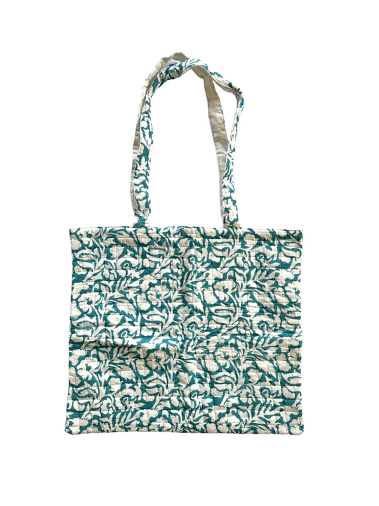 Jungle Vines - Quilted Shopping Tote