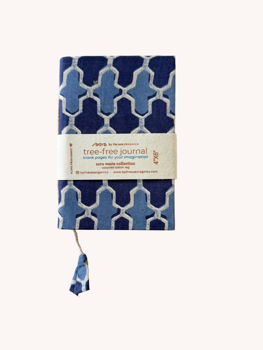 COTTON JOURNAL INDIGO COLLECTION - 4" x 6"