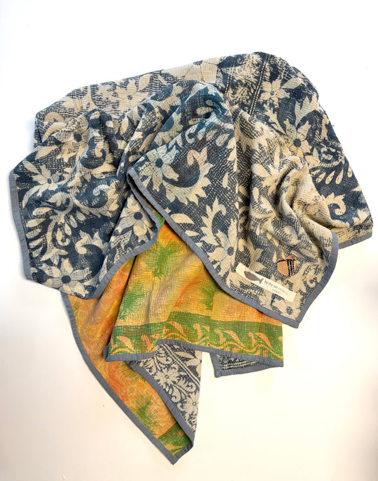 PORTABLE KANTHA QUILT