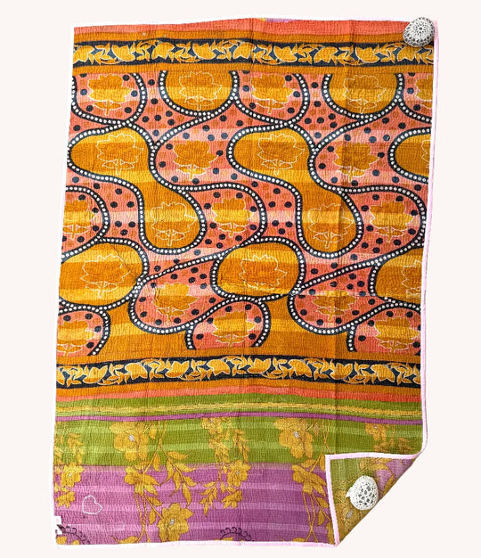 PORTABLE KANTHA QUILT