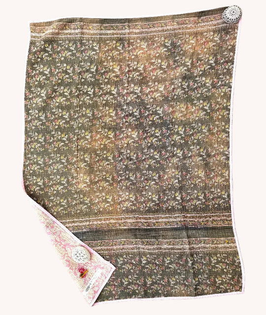 PORTABLE KANTHA QUILT