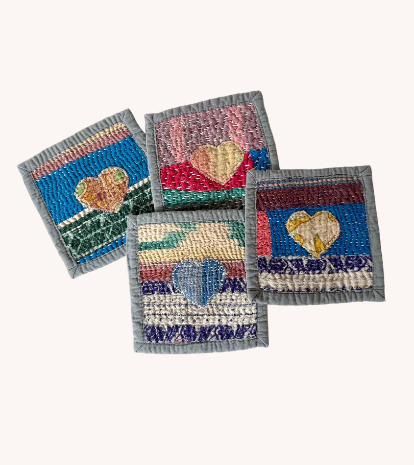 KANTHA COASTER SET