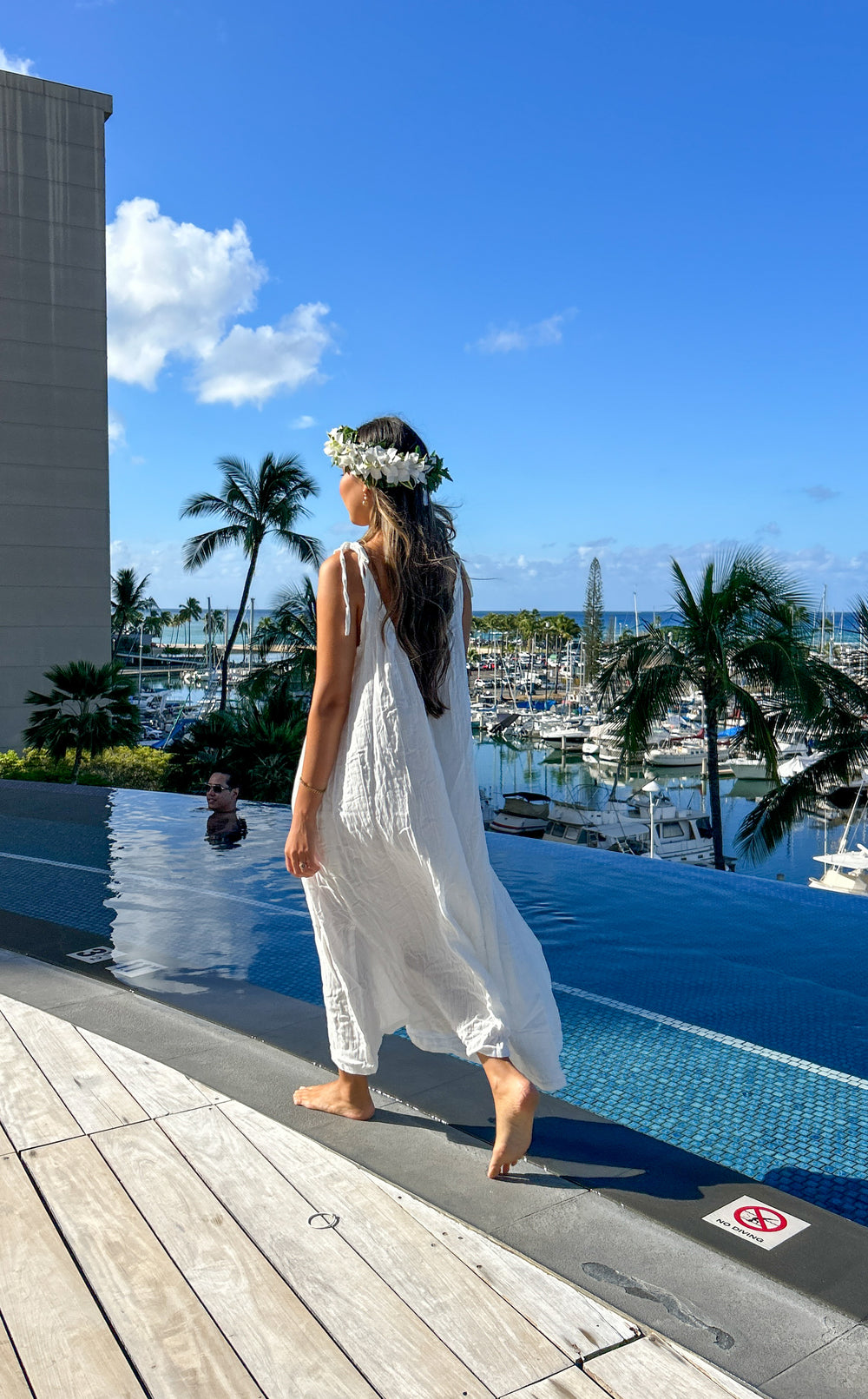 GAUZE MAXI DRESS