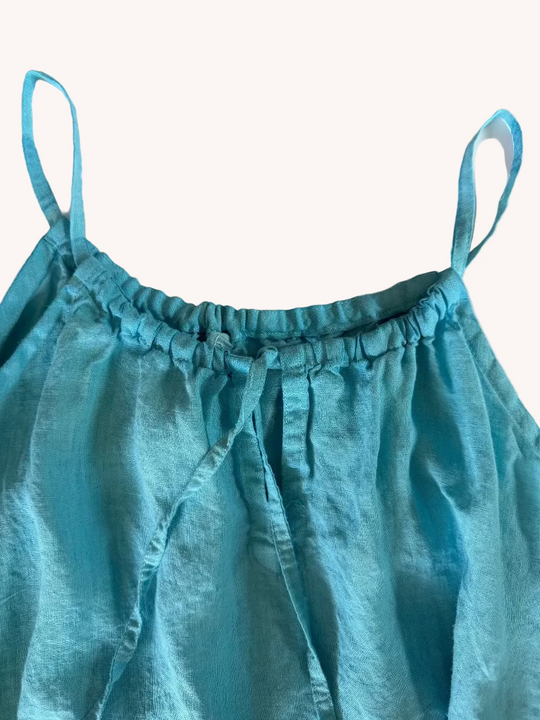 LACY LINEN SUNDRESS