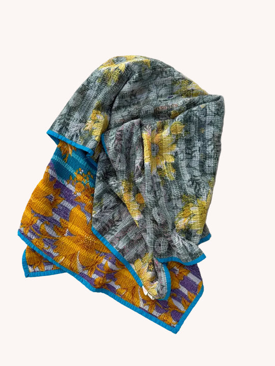 PORTABLE KANTHA QUILT