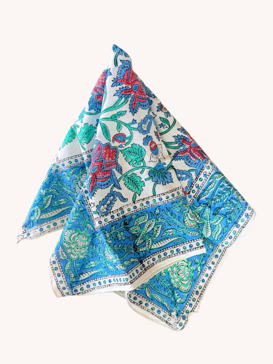 BLOCK PRINT BANDANA - JAIPUR MARKET COLLECTION