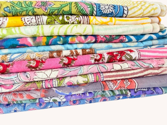 BLOCK PRINT SARONG - JAIPUR MARKET COLLECTION