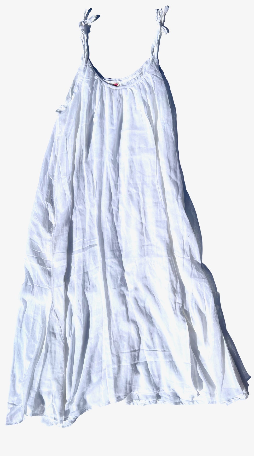 white - maxi dress