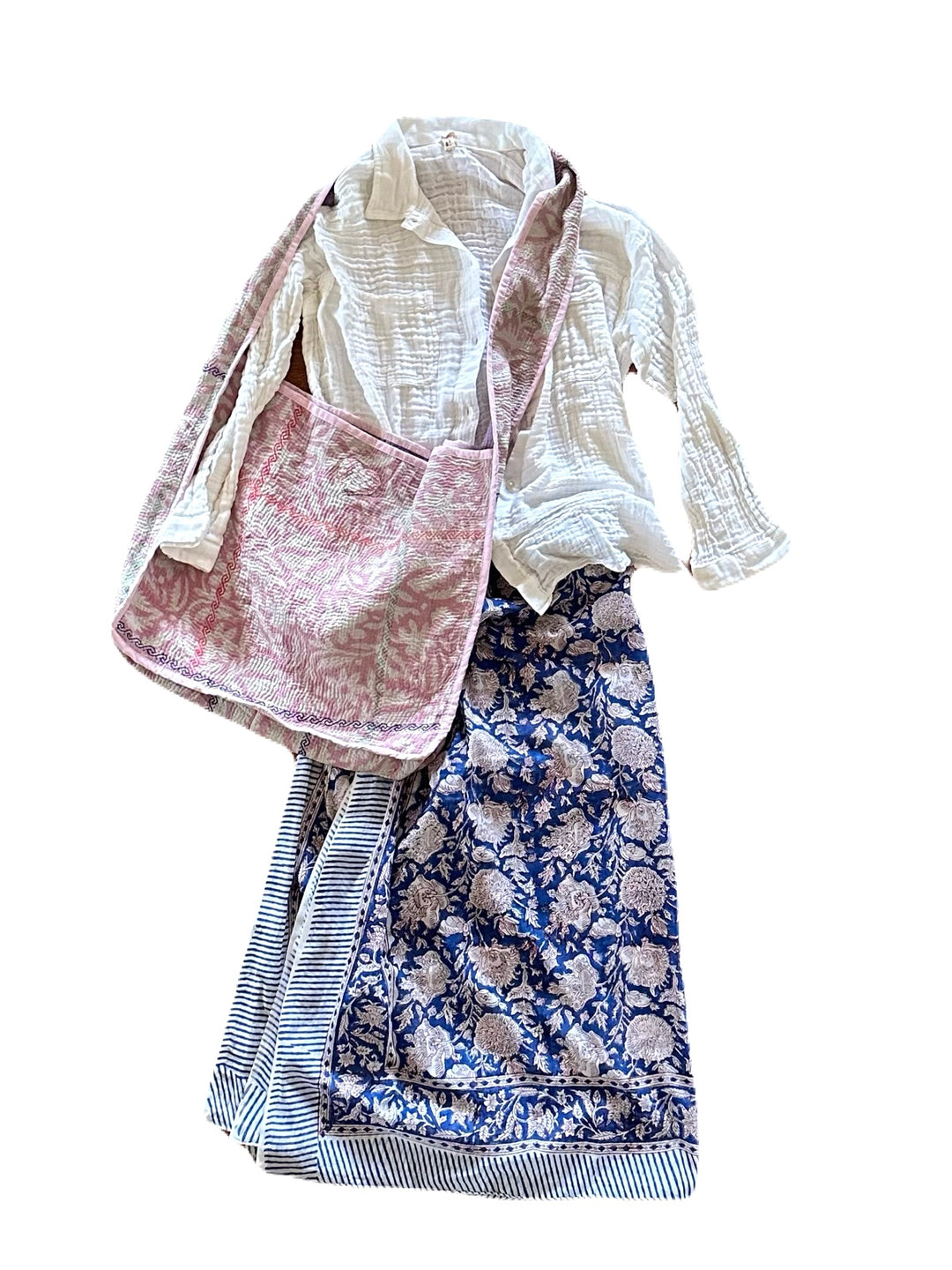 CROSSBODY KANTHA TOTE