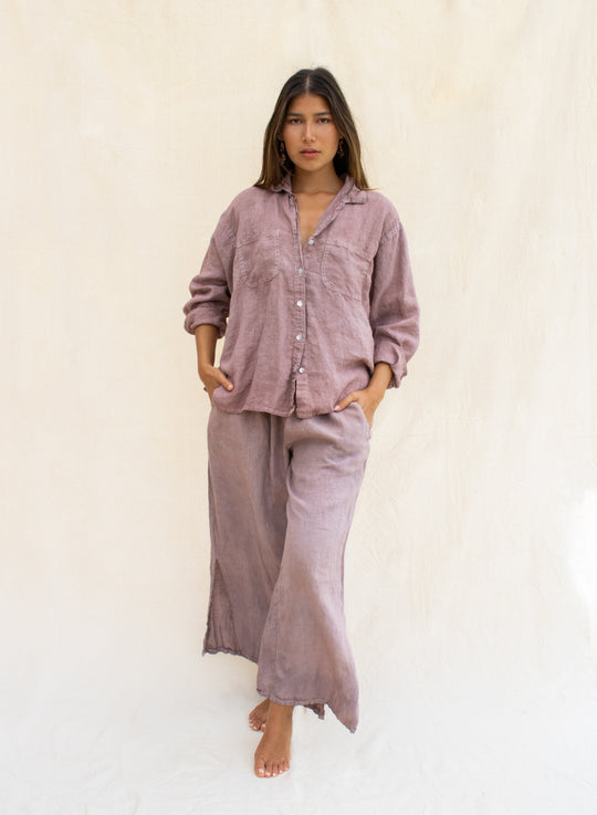 LINEN BEACH SHIRT