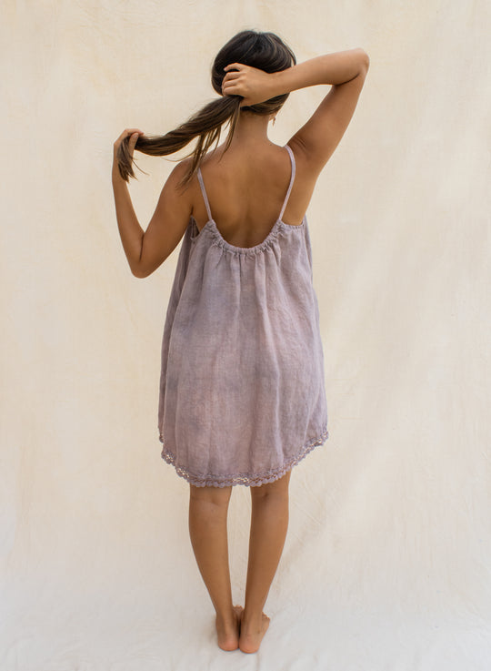 LACY LINEN SUNDRESS