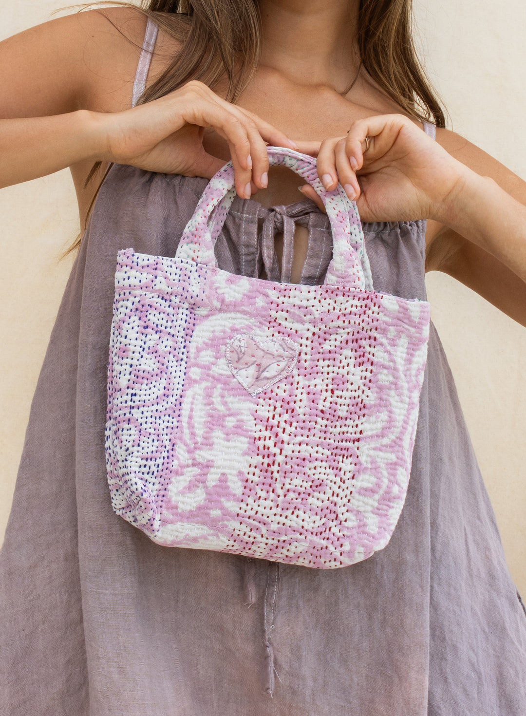 MINI KANTHA TOTE