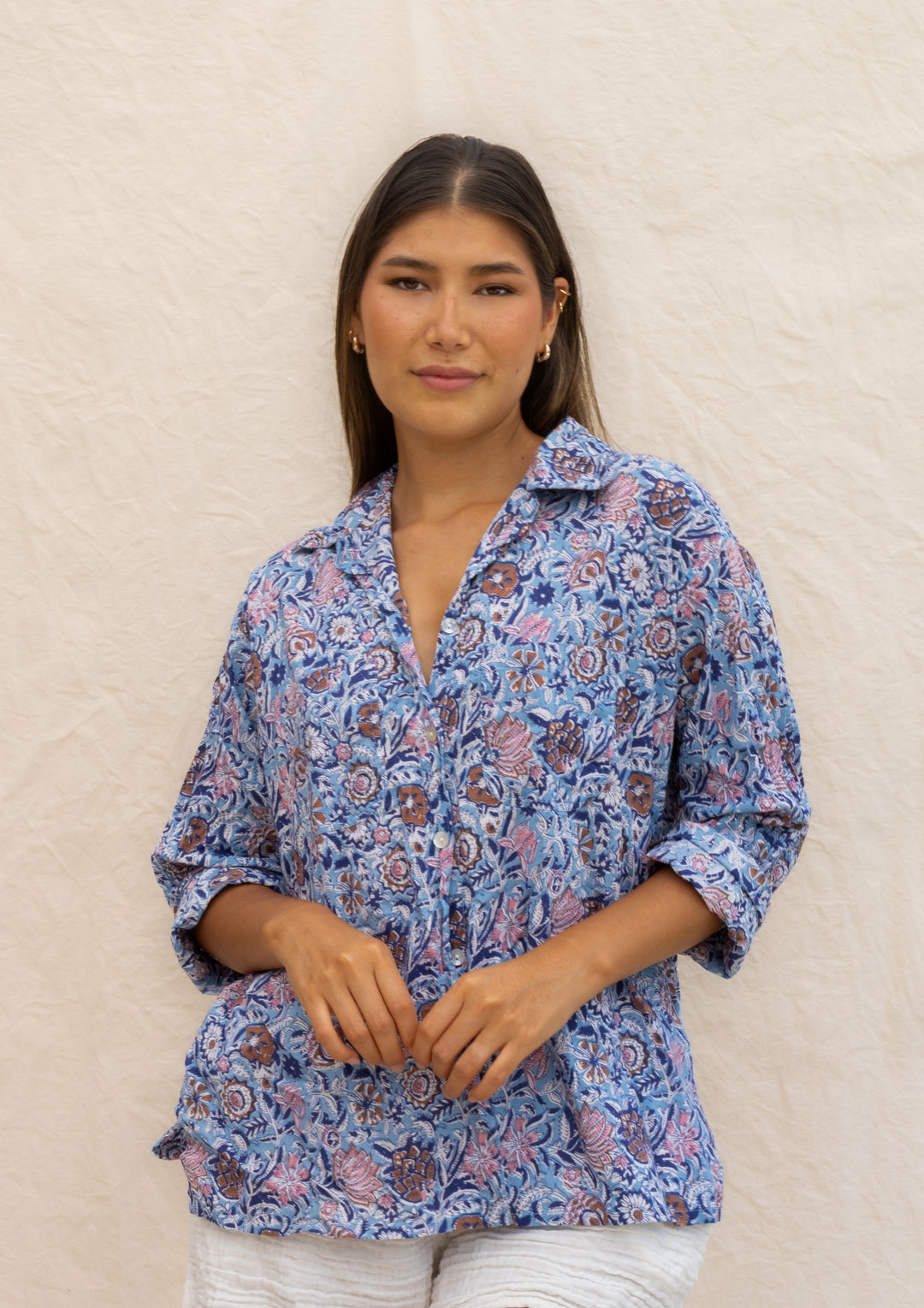 JUNGLE PRINT BEACH SHIRT