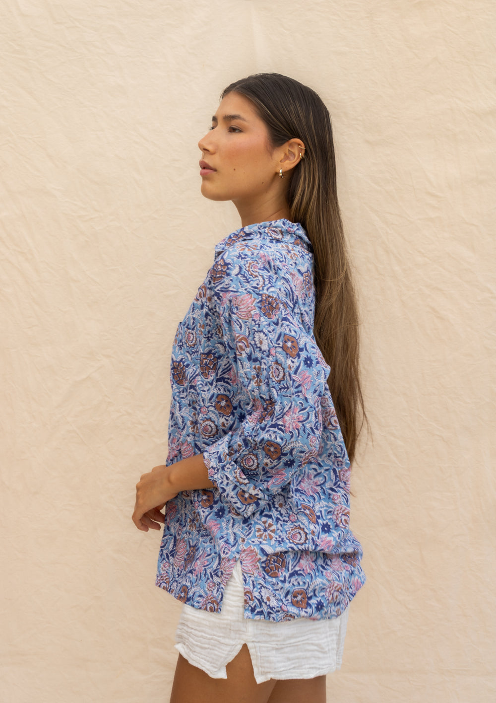 JUNGLE PRINT BEACH SHIRT