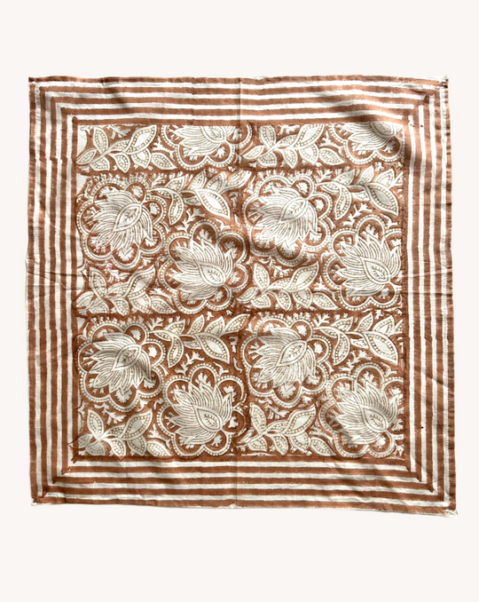 BLOCK PRINT BANDANA -  CANDY  COLLECTION