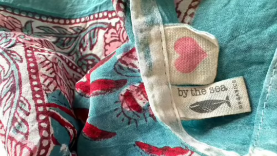 BLOCK PRINT BANDANA -  CANDY  COLLECTION
