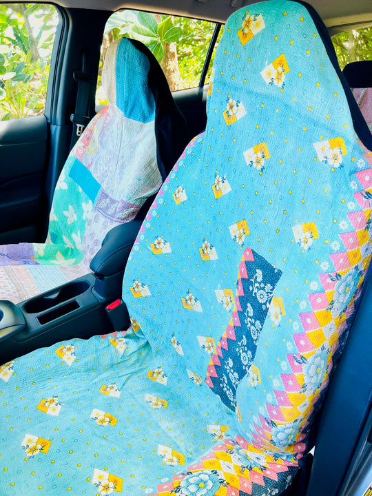 Kantha Car Seat Cover