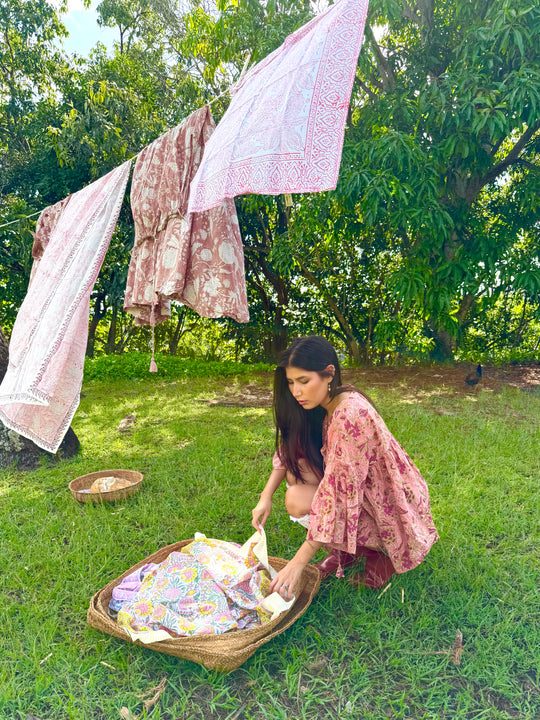 BLOCK PRINT BANDANA - JAIPUR MARKET COLLECTION