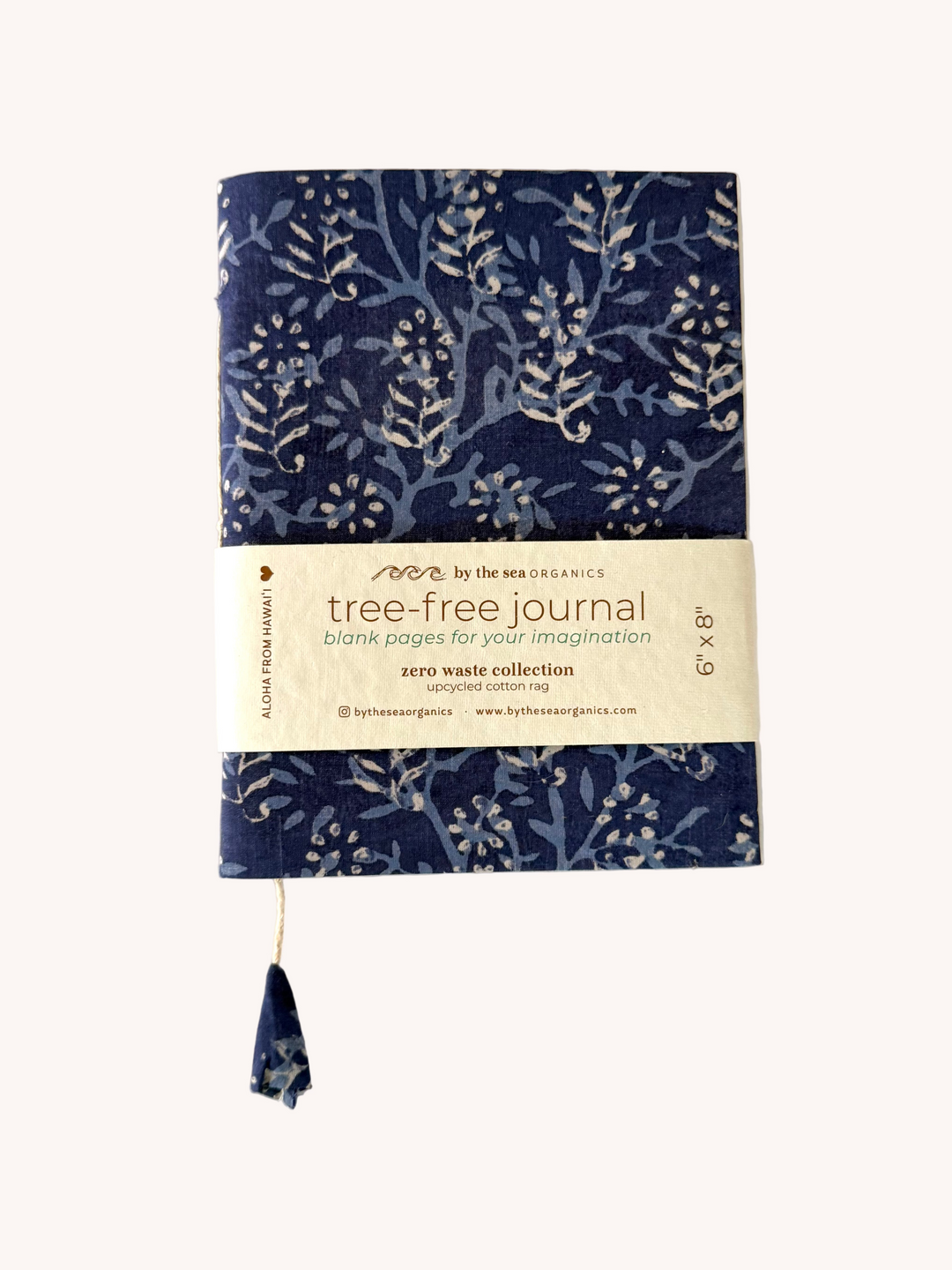 COTTON JOURNAL INDIGO COLLECTION - 6" x 8"