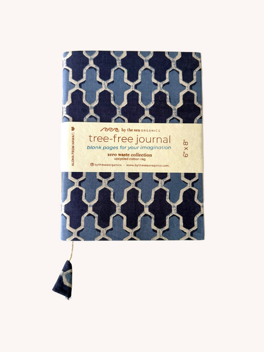 COTTON JOURNAL INDIGO COLLECTION - 6" x 8"