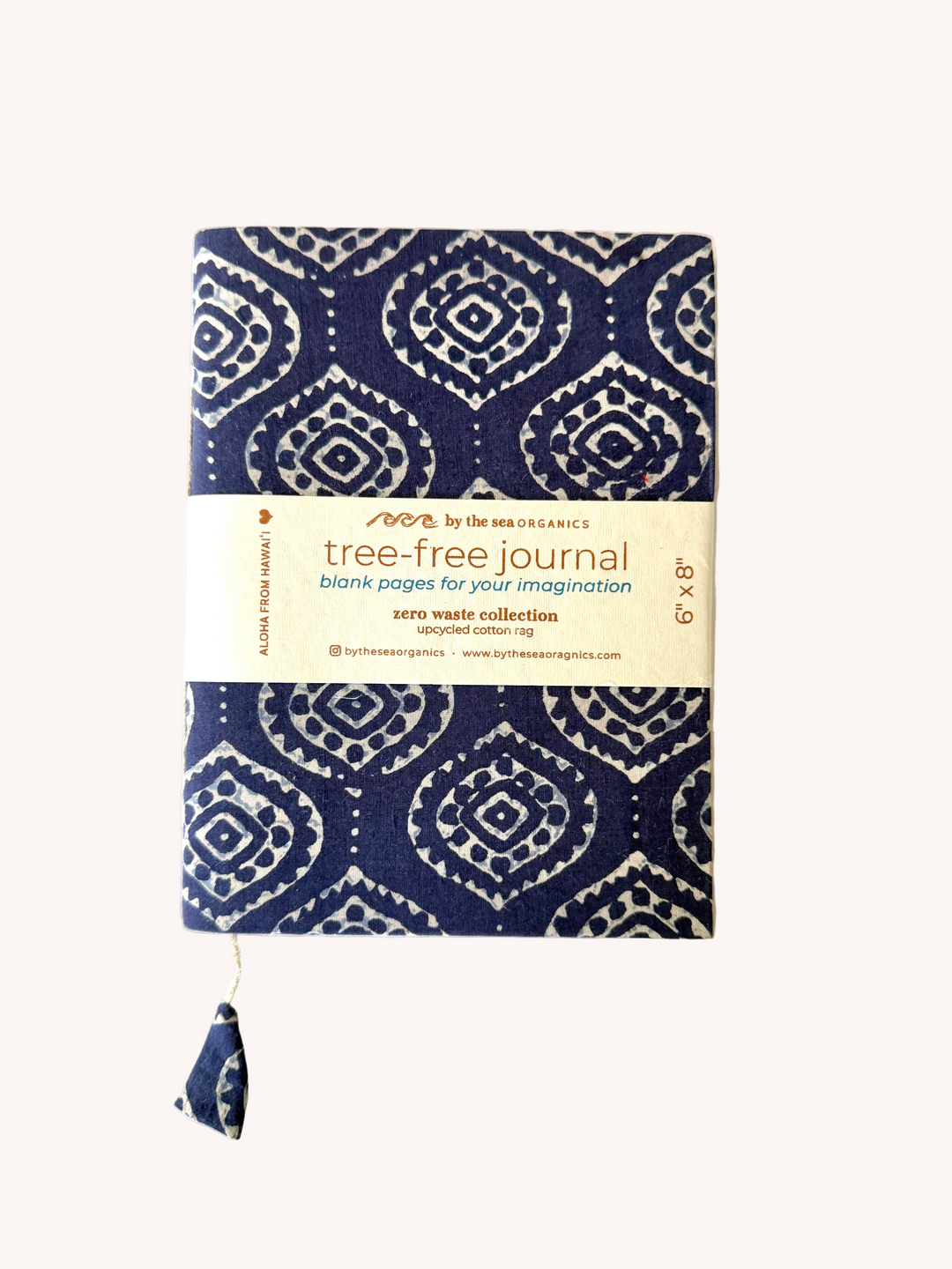 COTTON JOURNAL INDIGO COLLECTION - 6" x 8"