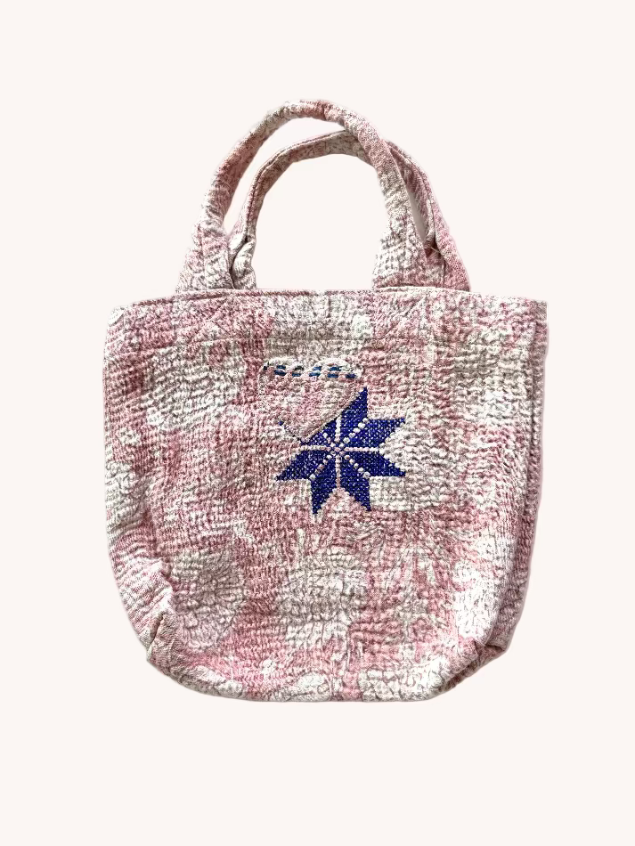 MINI KANTHA TOTE